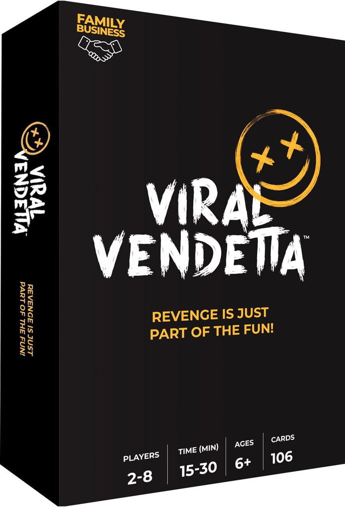 Viral Vendetta Party - Fun and Engaging Card Game for Ages 6+ – Family & Friends Party Play– Easy to Play, Hilarious & Entertaining