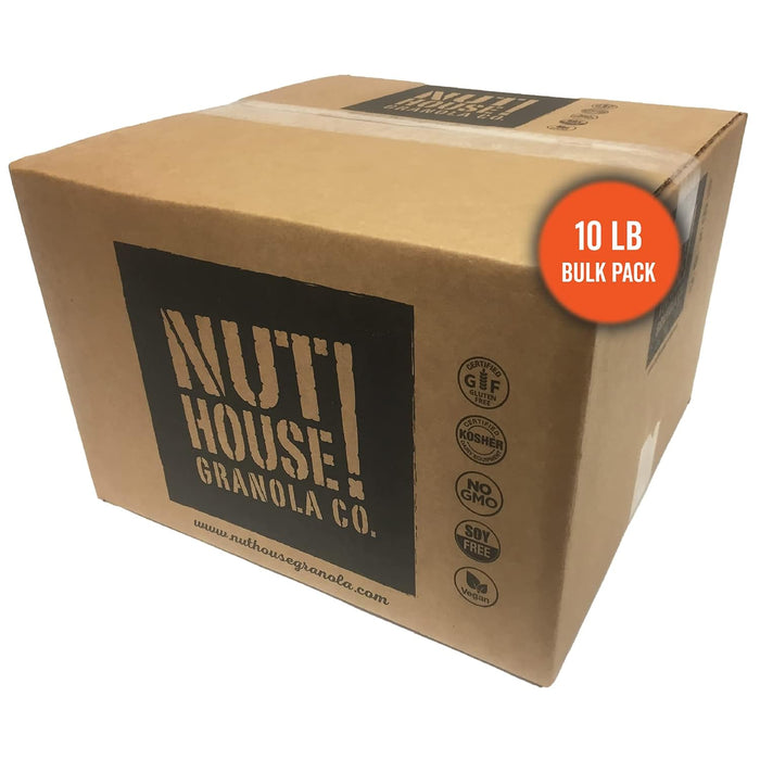 NutHouse! Granola Company - Premium Original Recipe Granola | Certified Gluten-Free, Non-GMO, Kosher | Vegan, Soy-Free | 12 oz. Bag (3-Pack)