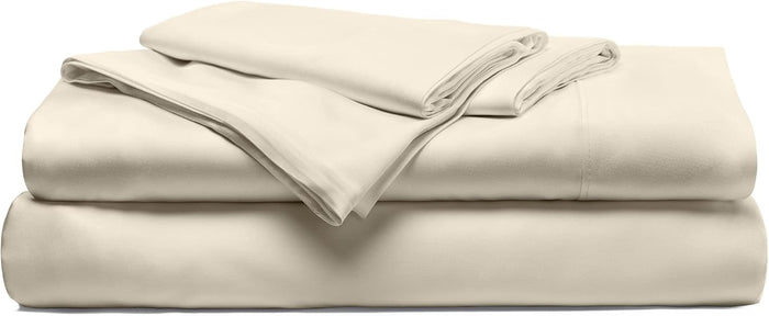 Cariloha Resort 4-Piece Sateen Sheet Set | Blue Lagoon | King | Cooling Sheets for Hot Sleepers