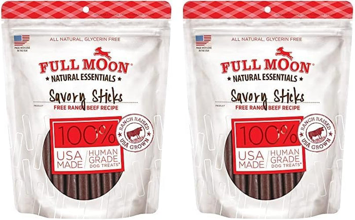Full Moon All Natural Human Grade Dog Treats, Essential Duck Savory Sticks 22.0 oz