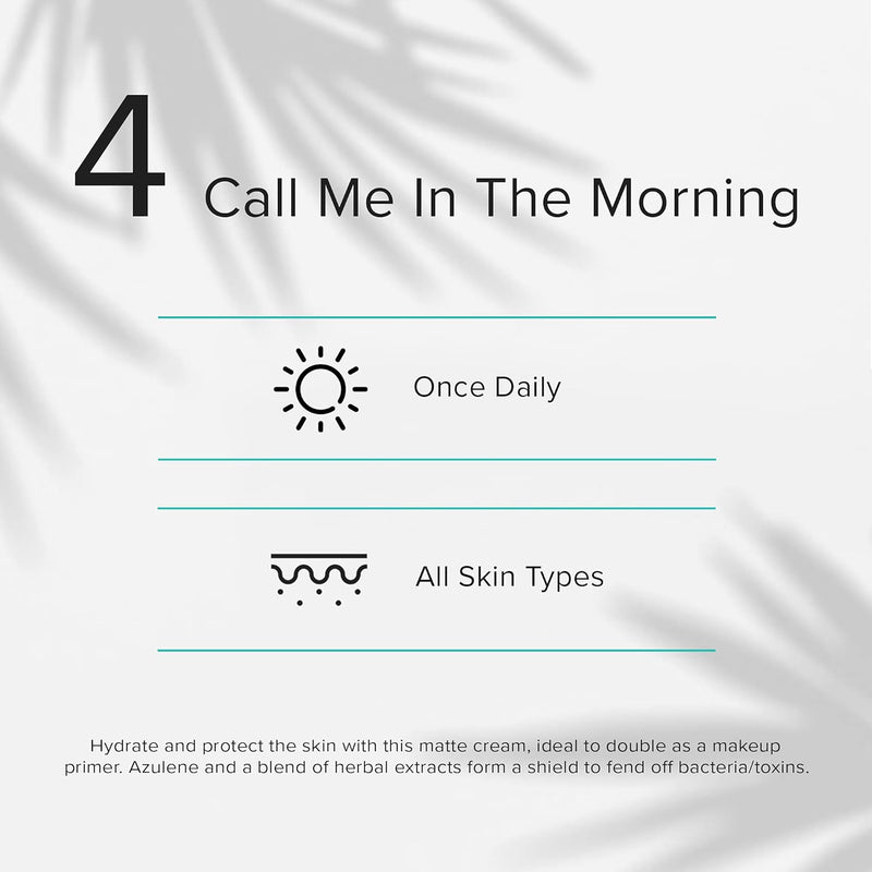 ClarityRx Call Me In The Morning Soothing Recovery Face Cream for All Skin Types (1.7 oz)