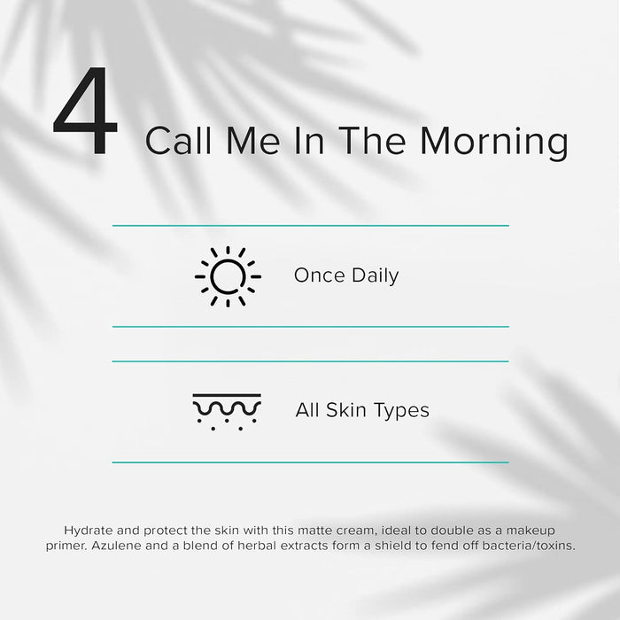 ClarityRx Call Me In The Morning Soothing Recovery Face Cream for All Skin Types (1.7 oz)