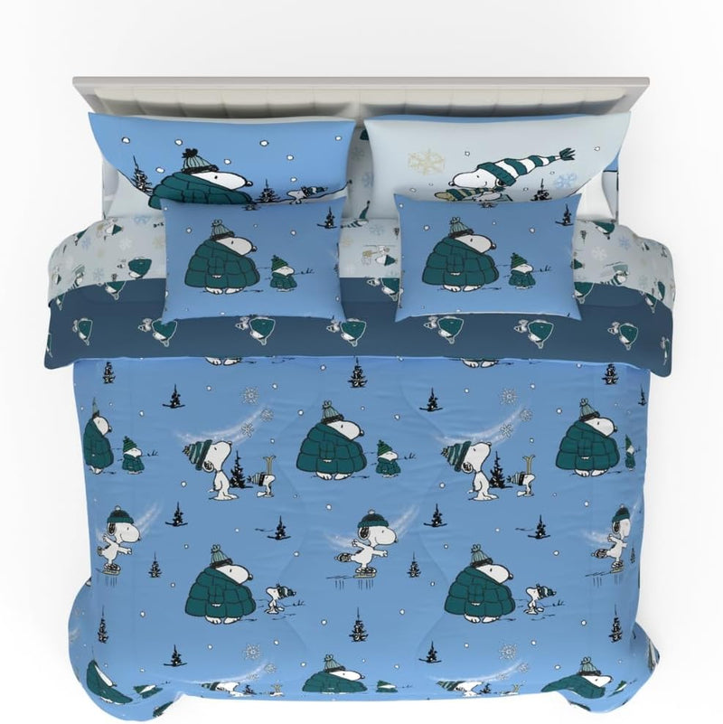 Franco Grinch by Dr. Seuss Holiday & Christmas Bedding Super Soft Comforter and Sheet Set with Sham, 7 Piece King Size (Official Dr. Seuss Product)