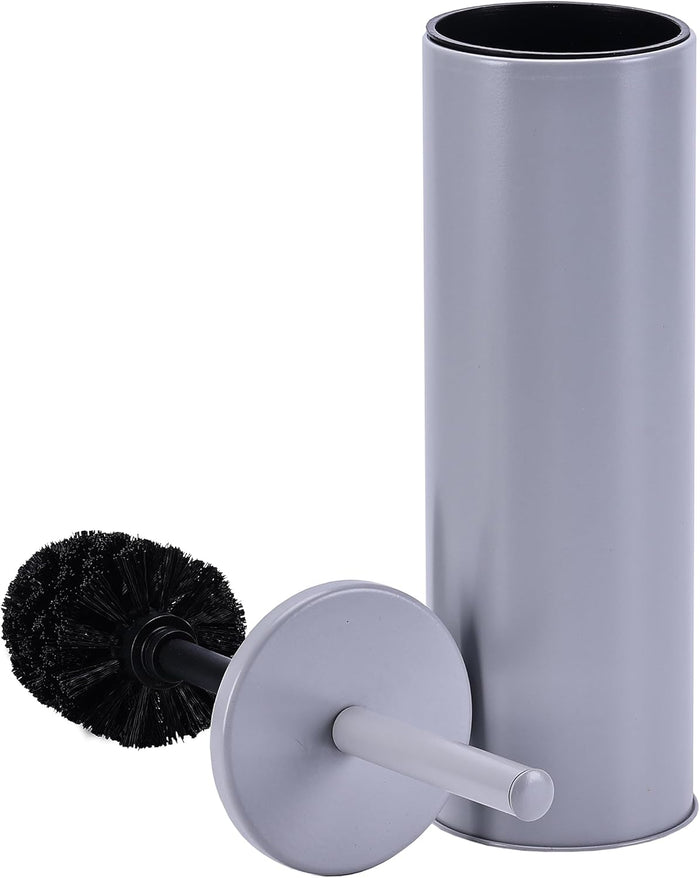 Deep & Sturdy Toilet Bowl Brush with Holder - Durable Scrubbing - Toilet Cleaners - Household Essentials - Bathroom Cleaner - Cleaning Supplies - Household Supplies, Painted Satin Gold