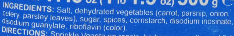 Vegeta, Gourmet Seasoning, No MSG, 17.6oz 500g bag