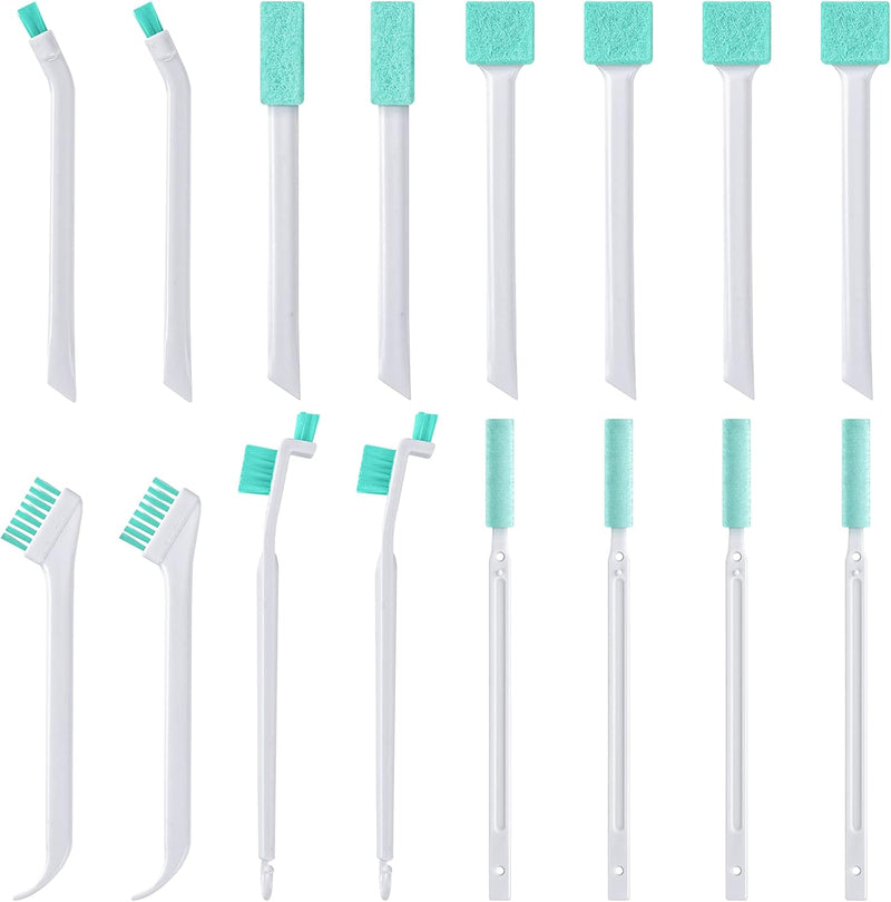 Small Cleaning Brushes Set, 4 pcs Crevice Household Cleaning Tool for Window Track Groove Sliding Door Bottle Gaps Humidifier Baseboard, Tiny Detail Scrub Cleaner Tool Gadget Kitchen Bathroom Set
