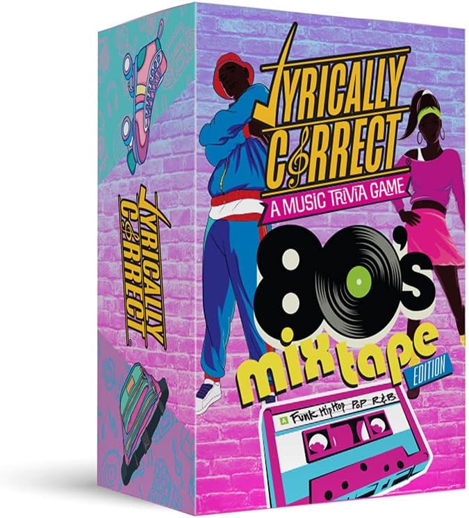 Lyrically Correct '90s & 2000s Music Trivia Card Game - Pop Edition - Finish The Lyrics Challenge, Fun for Adults, Party or Family Night