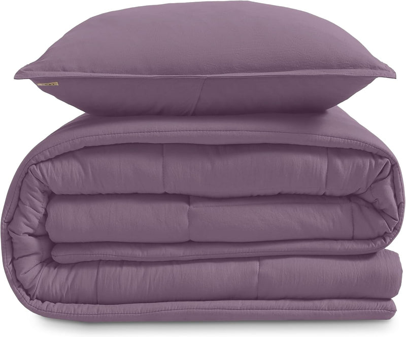 UGG Full/Queen Comforter Set with 2 Pillow Shams, Lightweight Down Alternative Blanket, Reversible Cozy Warm All Season Washable, Hypoallergenic Bedding Set, Navy Blue (Leonora)