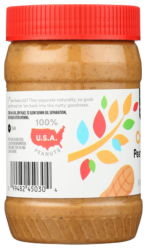 365 by Whole Foods Market, Creamy Peanut Butter, Stir and Enjoy, 16 Ounce
