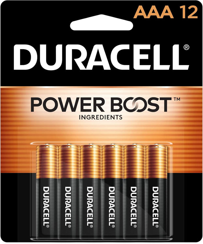 Duracell Coppertop AAA Batteries with Power Boost Ingredients, 16 Count Pack Triple A Battery with Long-lasting Power, Alkaline AAA Battery for Household and Office Devices