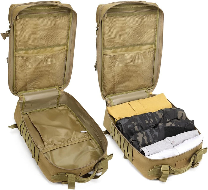 ATBP Tactical Military Rucksack Backpack Molle Hiking Daypack Hunting 45 Liters