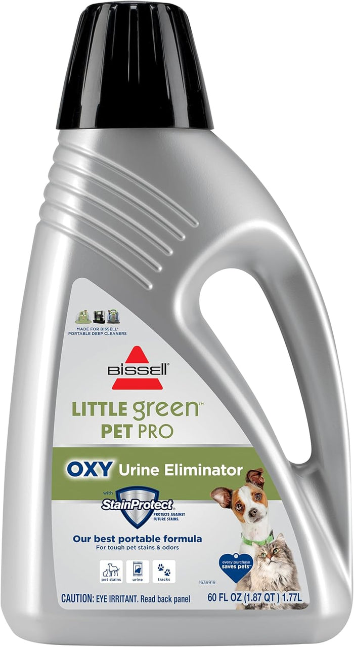 BISSELL PET PRO OXY Spot & Stain Formula for Portable Carpet Cleaners, 32 oz., 2034