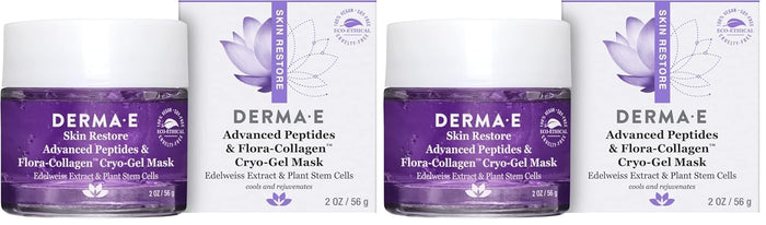 Derma E Advanced Peptides and Vegan Flora-Collagen™ Cryo-Gel Mask