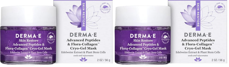 Derma E Advanced Peptides and Vegan Flora-Collagen™ Cryo-Gel Mask