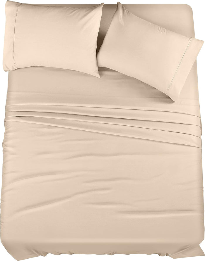 Utopia Bedding Soft Breathable Microfiber Queen Sheet Set
