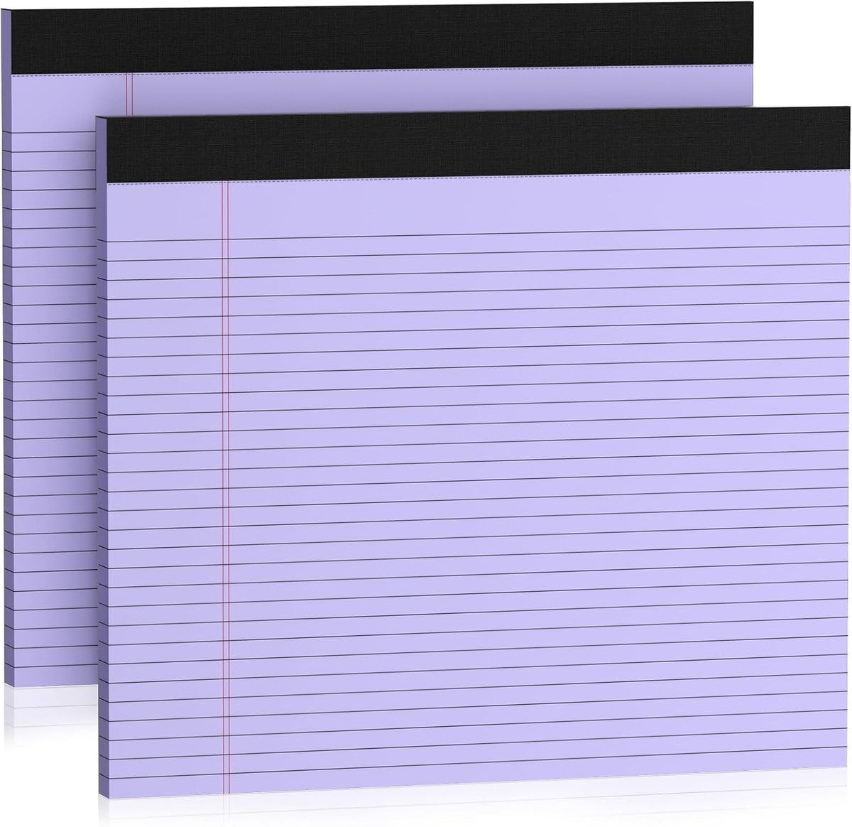 2 Pcs Note Pads 11" x 9.5" Legal Pads College Ruled Notepad Micro Perforated Writing Pads White Lined Paper 80GSM College Ruled Paper Pad of Paper 30 Sheets Notebook for School, To-Do Lists, Office