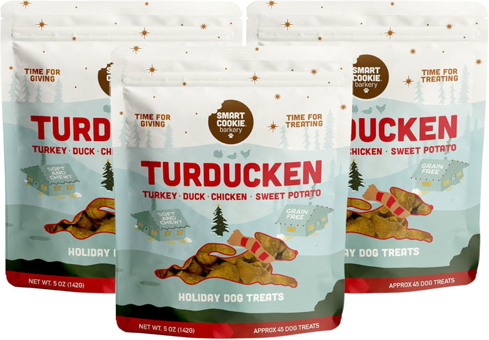 Smart Cookie All Natural Dog Treats - Wild Boar & Sweet Potato - Training Treats for Dogs with Allergies, Sensitive Stomachs - Soft Dog Treats, Chewy, Grain Free, Human-Grade, Made in USA - 5oz Bag