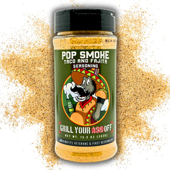 Grill Your As* Off Standard Issue Salt & Pepper – 11.5oz Gourmet Blend for Meat, Poultry, Seafood, Pasta & Veggies – Ideal for Marinating & Cooking – USA Made & Veteran Owned