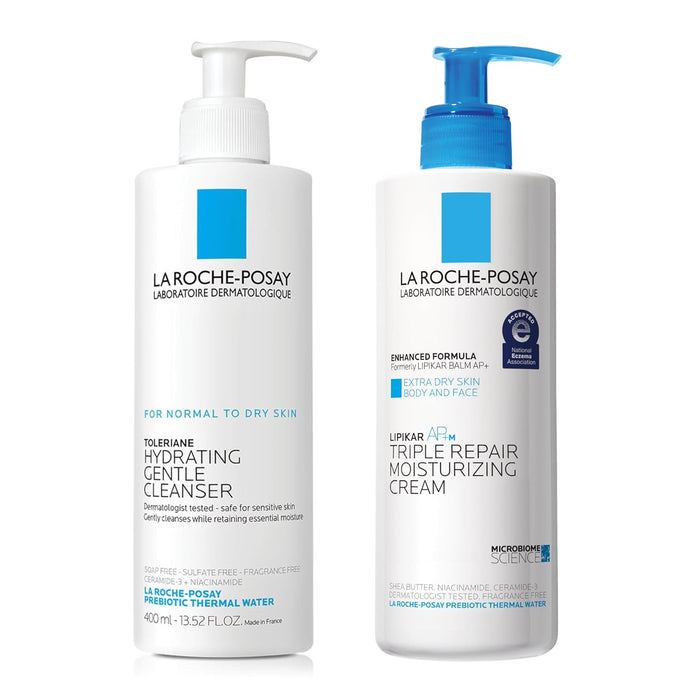 La Roche-Posay Lipikar AP+ Triple Repair Moisturizing Cream | Face & Body Lotion For Dry Skin | Shea Butter & Niacinamide Moisturizer | Gentle Face & Body Cream For Dry, Rough & Sensitive Skin