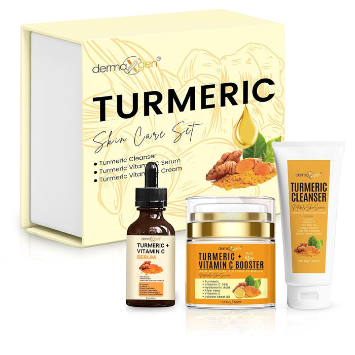Turmeric Face Cream with 30% Vitamin C – Glow Booster, Anti-Aging & Skin Repair Moisturizer for Dark Spots, Hydration & Radiance – Vitamin C Cream for All Skin Types (1.7 fl oz)