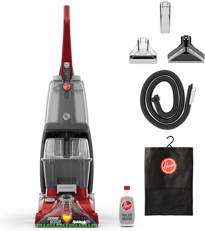 Hoover PowerScrub XL Pet Carpet Cleaner Machine for Carpet and Upholstery, Deep Cleaning Shampooer Machine with Multi-Purpose Tools, Powerful Suction, Pair with Hoover Cleaner Solution