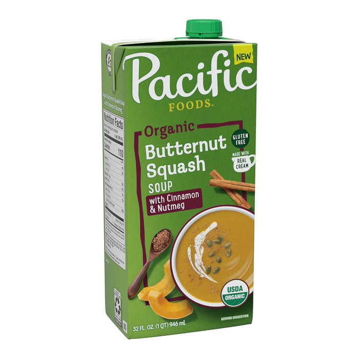 Pacific Foods Organic Cashew Carrot Ginger Soup, 32 oz Carton