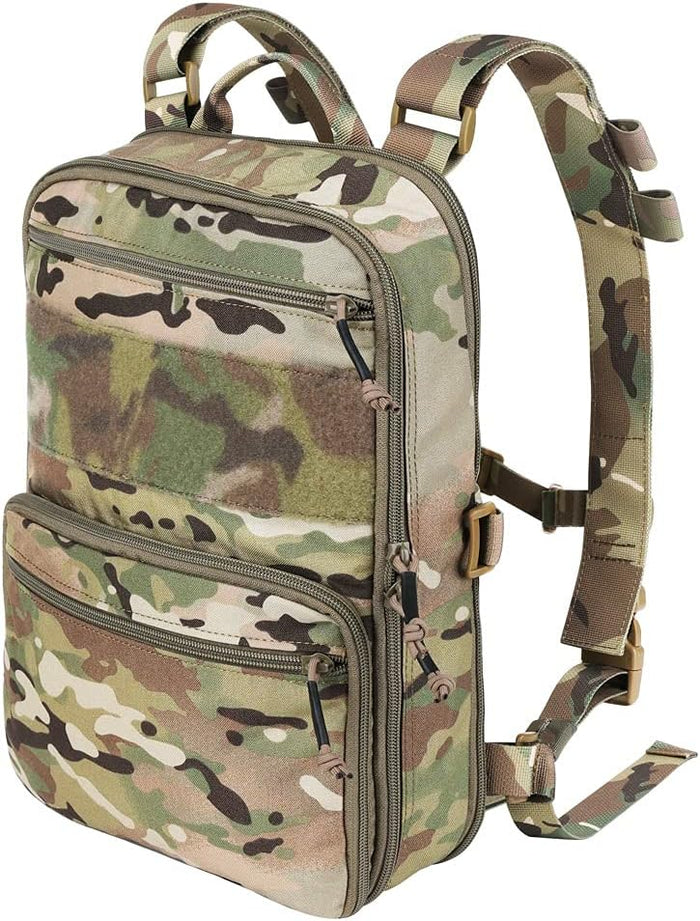 KRYDEX Tactical Expandable Backpack MOLLE Backpack for Travelling Hiking Hunting (RG)