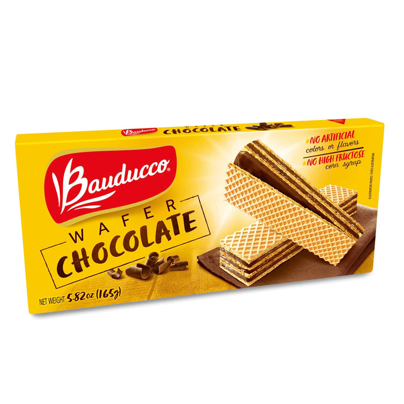 Bauducco Peanut Butter Wafers - Crispy Wafer Cookies With 3 Delicious, Indulgent Decadent Layers of Peanut Butter Flavored Cream - Delicious Sweet Snack or Desert - 5.0 oz (Pack of 1)
