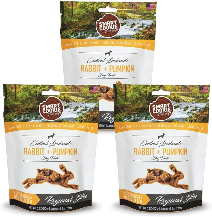 Smart Cookie All Natural Dog Treats - Wild Boar & Sweet Potato - Training Treats for Dogs with Allergies, Sensitive Stomachs - Soft Dog Treats, Chewy, Grain Free, Human-Grade, Made in USA - 5oz Bag
