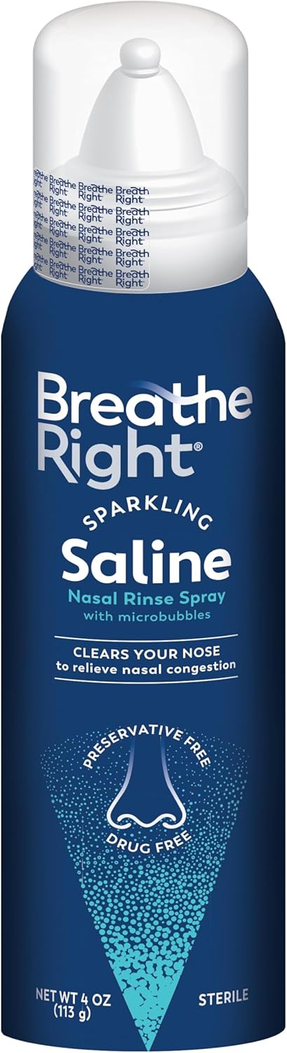 Breathe Right Nasal Strips | Extra Strength | Clear | For Sensitive Skin I Drug-Free Snoring Solution & Nasal Congestion Relief Caused by Colds & Allergies | 44 Count (Packaging May Vary)