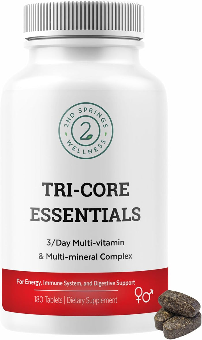 Daily 7 Essentials Men's Vitamin Pack - 7 Pack Adult Male Multivitamin & Multimineral Pack for Energy, Metabolism, Immune System Support, Prostate Support with Probiotic, Digestive Enzymes