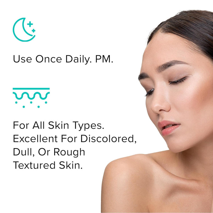 ClarityRx Brighten It 10% Lactic Acid Solution, Natural Plant-Based Exfoliating Face Treatment for Dark Spots, Discoloration & Uneven Skin (2 fl oz)