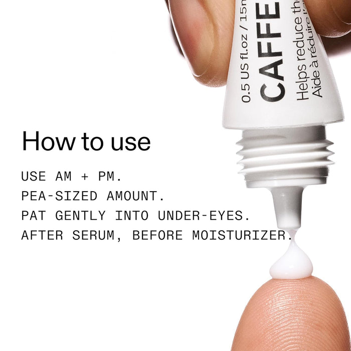 The INKEY List Caffeine Eye Cream - Reduces Dark Circles, Brightens & Depuffs, Targeted Eye Treatment