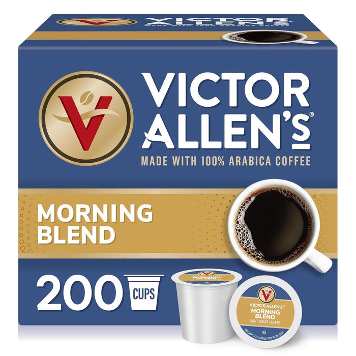 Victor Allen's Coffee Variety Pack (Morning Blend, 100% Colombian, Donut Shop Blend, and Italian Roast), 80 Count, Single Serve Coffee Pods for Keurig K-Cup Brewers