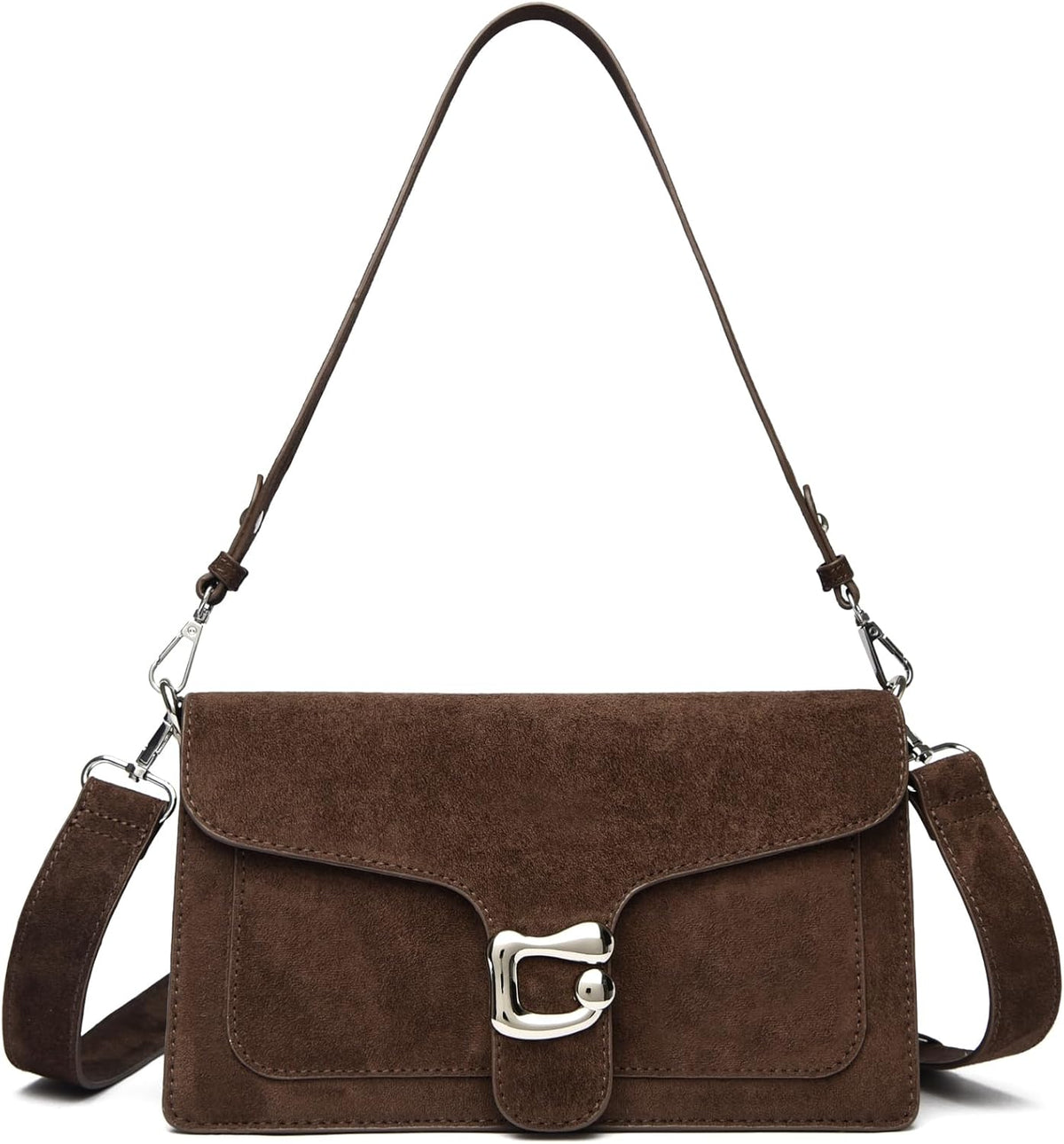 Travistar Crossbody Bags for Women Trendy - Small Cross Body Purse Shoulder Bag Leather Handbags Evening Clutch with 2 Straps