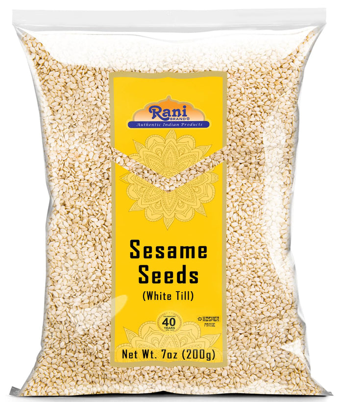 Rani Sesame Seeds Whole Brown, Raw (Till) 14oz (400gm) ~ All Natural | Gluten Friendly | NON-GMO | Kosher | Vegan | Indian Origin