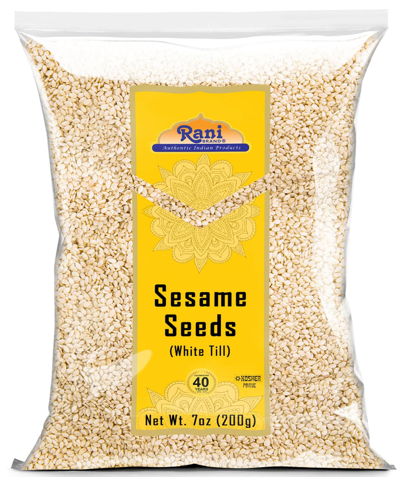 Rani Sesame Seeds Whole Brown, Raw (Till) 14oz (400gm) ~ All Natural | Gluten Friendly | NON-GMO | Kosher | Vegan | Indian Origin