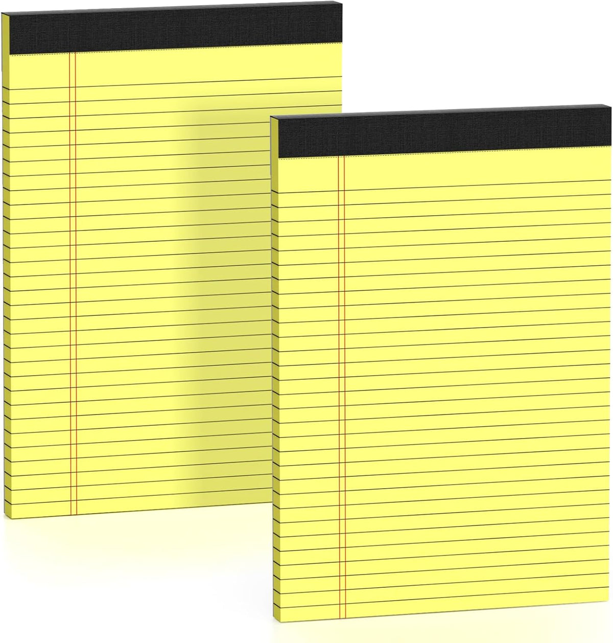 12 Pack Legal Pads 8.5 x 11 Basic Note Pads 8.5 x 11 - Premium Quality 21lb Paper Lined Notepad - Wide Ruled Writing Pads Perfect for Writing and Note-Taking - 30 Sheets per Pad
