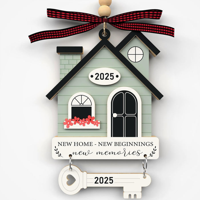 House Warming Gifts New Home - Housewarming Gifts for New House - Housewarming Gift Presents for Women, Couple - New House New Beginning -New House Owners Gift Ideas - Wooden Home Ornament 2025