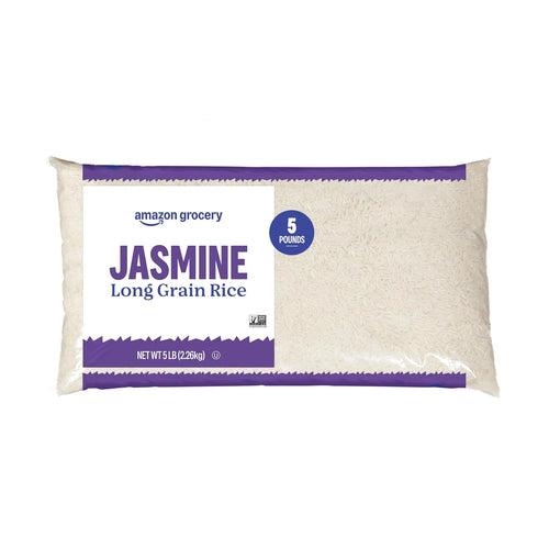Amazon Grocery, Jasmine Long Grain Rice, 2 Lb (Previously Amazon Fresh, Packaging May Vary)