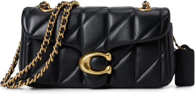 COACH womens Quilted Tabby Shoulder Bag 20 With Chain