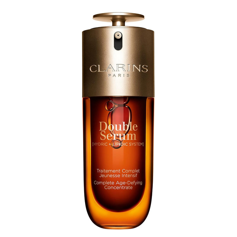 Clarins DOUBLE SERUM | Anti Aging Face Serum | Visibly Firms, Smoothes, Boosts Radiance, and Refines Pores | 24H Hydration | All Skin Types