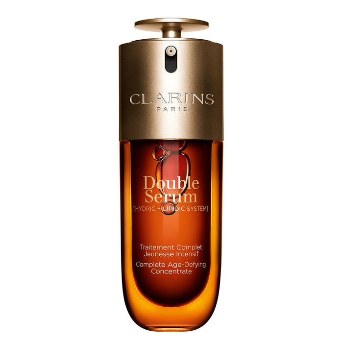 Clarins DOUBLE SERUM | Anti Aging Face Serum | Visibly Firms, Smoothes, Boosts Radiance, and Refines Pores | 24H Hydration | All Skin Types