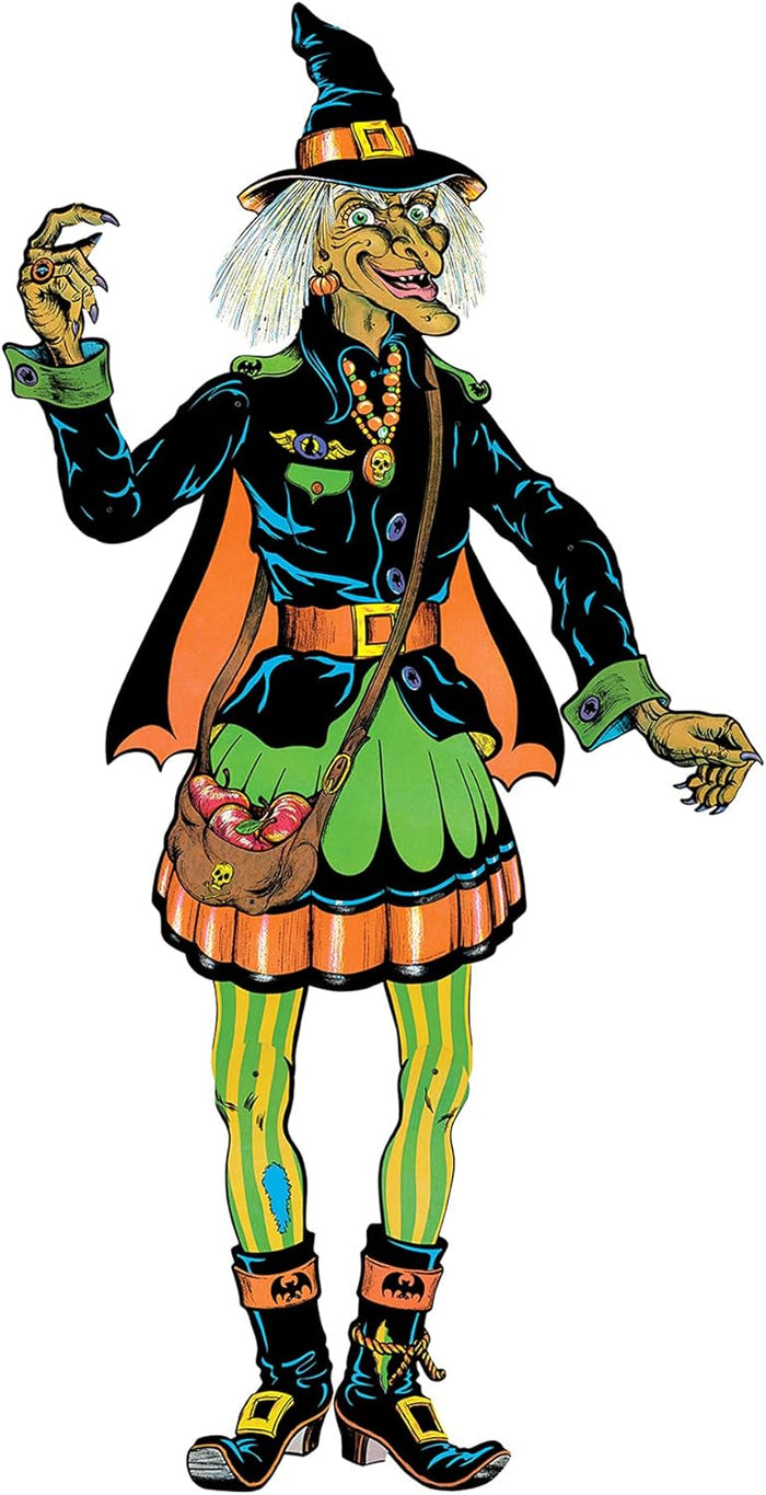 Beistle Vintage Halloween Jointed Witch
