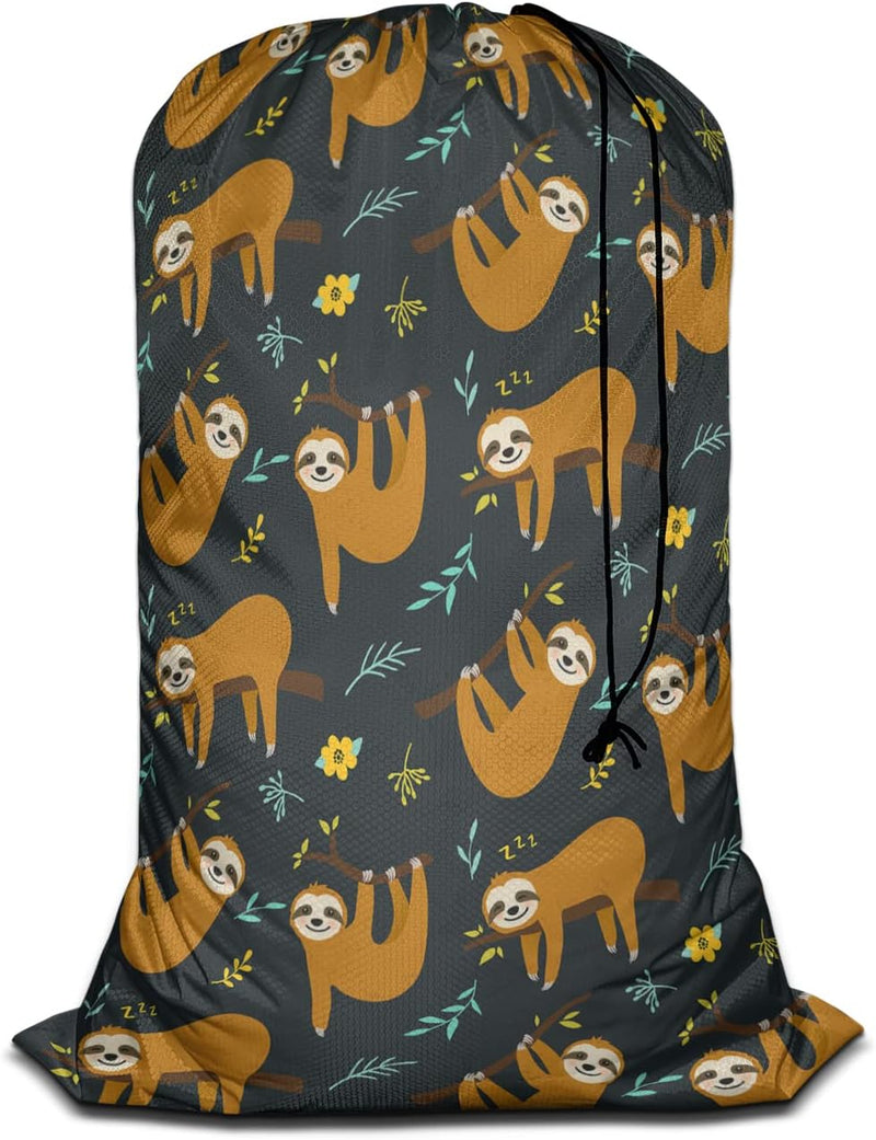 Swono Laundry Storage Bag with Drawstring Closure Japanese Wave Extra Large Huge Heavy Duty Oxford Cloth, The Great Wave Off Kanagawa Ocean Series Strong Power, Machine Washable