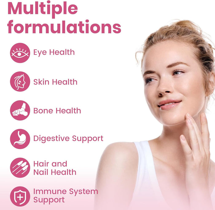 Liposomal Multivitamin for Women 1400MG - Womens Daily Multi Vitamins Supplements with Iron, Vitamin A, C, D, E and B Complex for Immune Health, Hair & Skin Support for Women 18+，60 Vegan Capsules