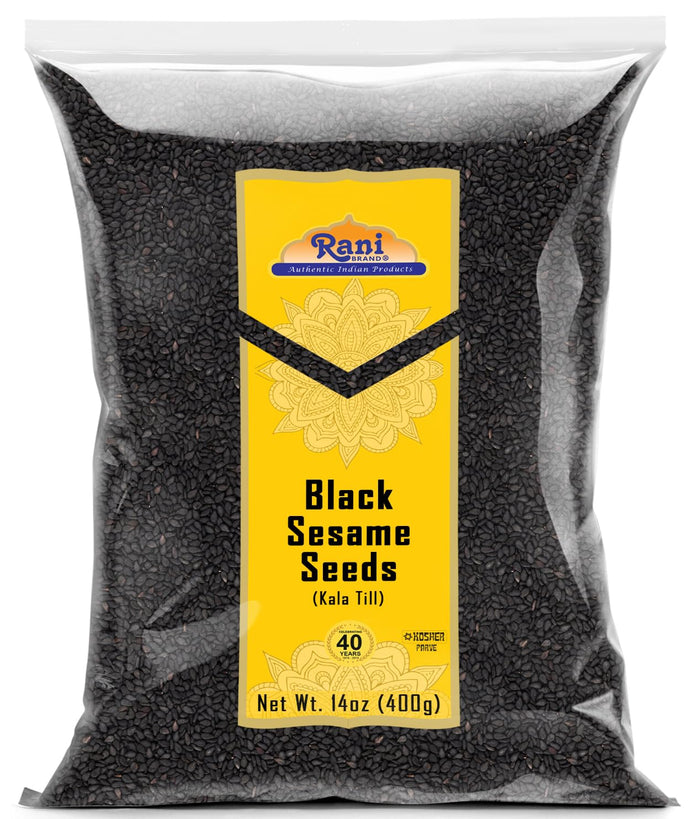 Rani Sesame Seeds Whole Brown, Raw (Till) 14oz (400gm) ~ All Natural | Gluten Friendly | NON-GMO | Kosher | Vegan | Indian Origin