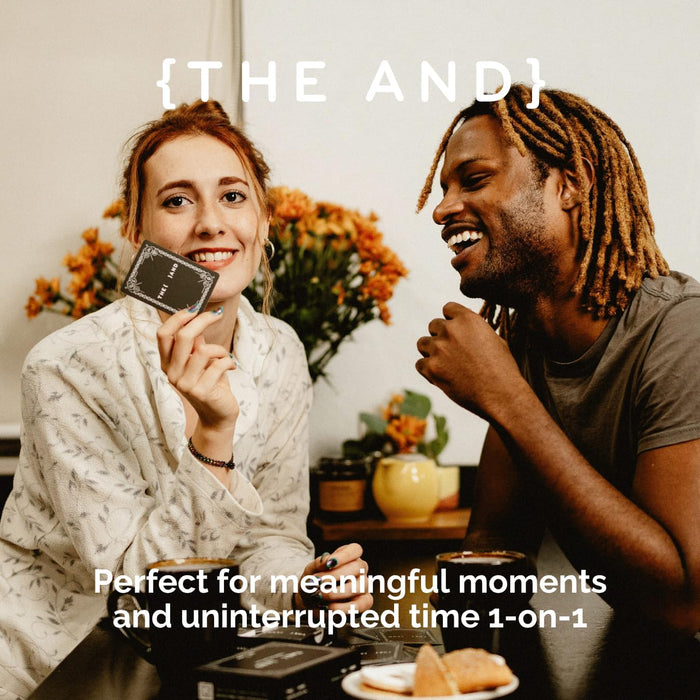 {THE AND} Couples Edition - 199 Meaningful Conversation Cards for Couples - Questions to Deepen Connection & Build Relationships - Date Night Card Game for Adults by The Skin Deep