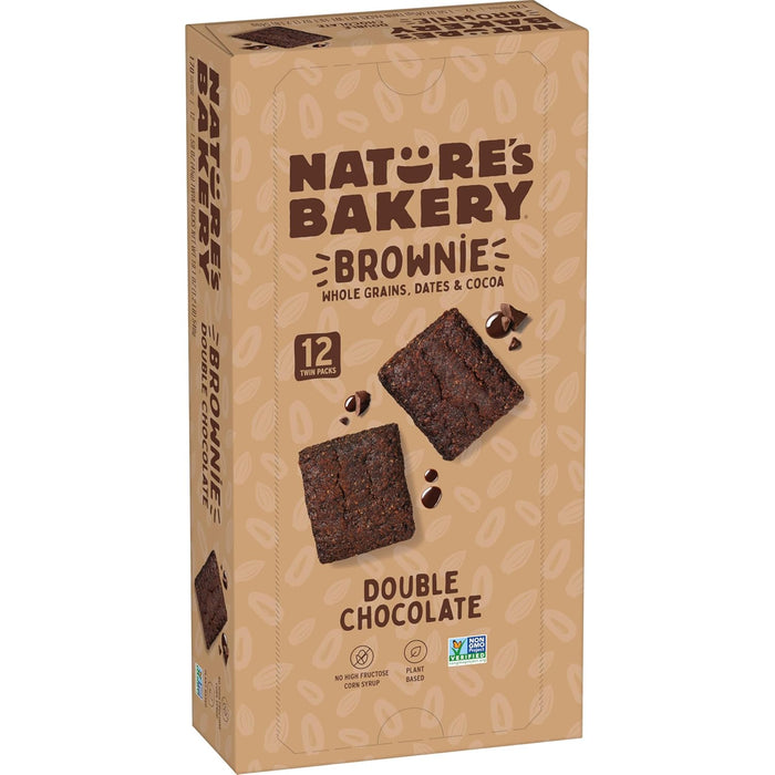 Nature's Bakery Whole Wheat Fig Bars, Real Fruit, Strawberry, 12 Twin packs