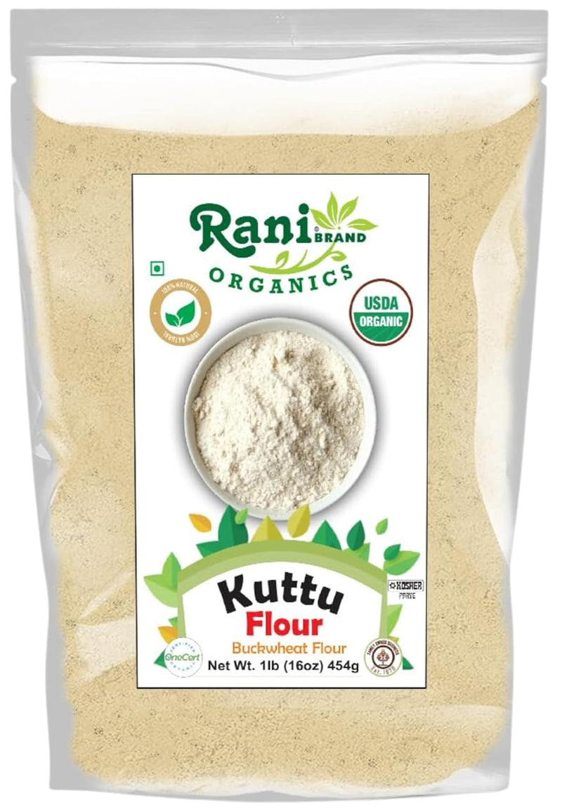 Rani Kuttu (Buckwheat) Flour 28oz (1.75lbs) 800g ~ All Natural | Gluten Friendly | NON-GMO | Kosher | Vegan | Indian Origin